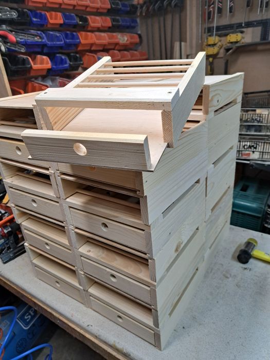 Regał na młode gołebie Półki