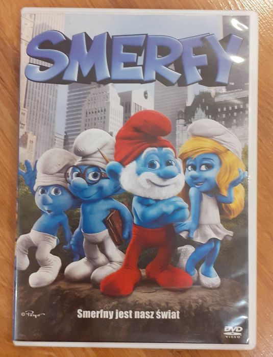 płyta dvd z filmem smerfy