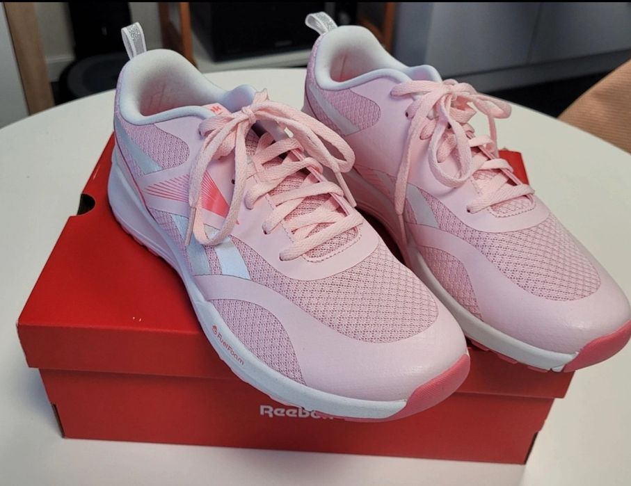 Adidasy reebok 38 24.5cm różowe bieganie