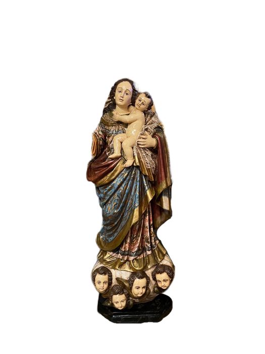 Imagem Nossa senhora do rosário em terracota