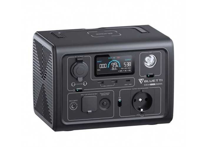 Зарядная станция Bluetti EB3A, 600 Вт, 268 Вт*ч (электростанция