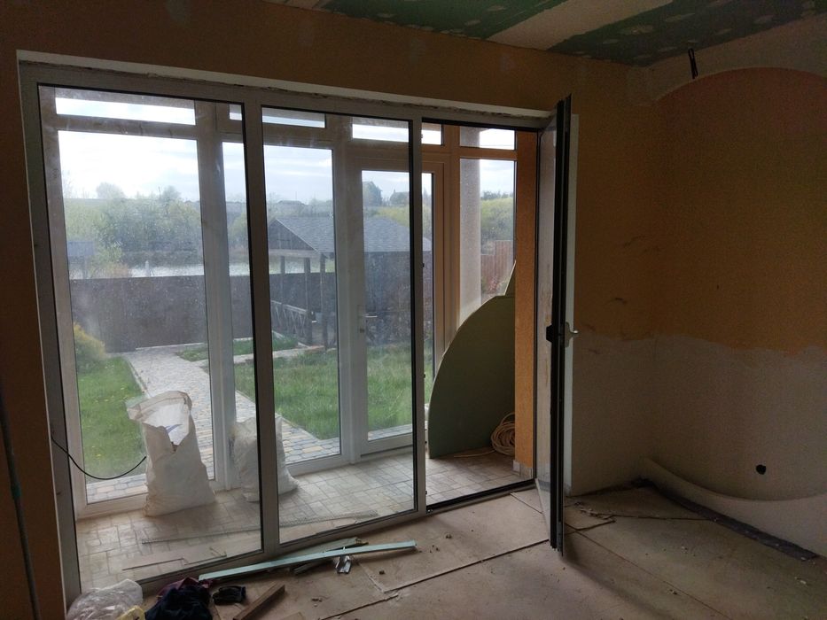 Окна алюминиевые,  б/у