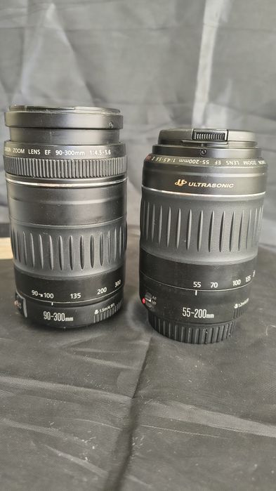 Об'єктиви Canon EF 55-200mm USM та Canon EF 90-300mm (Набір / Окремо)