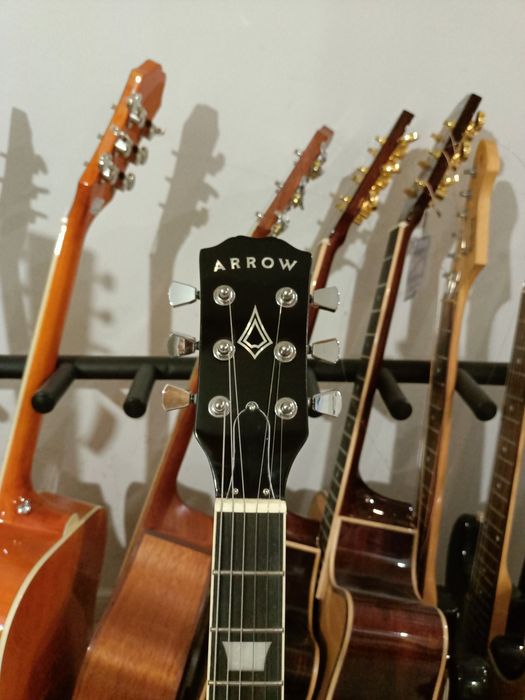 Gitara Elektryczna Arrow Riffster LP 22 Abyss Black - Nowa/Okazja