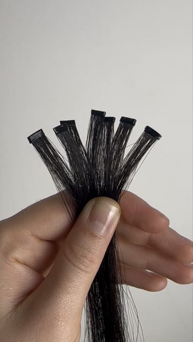 Нарощування волосся капсули бусинка