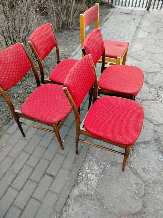 Krzesła stare PRL stan bardzo dobry