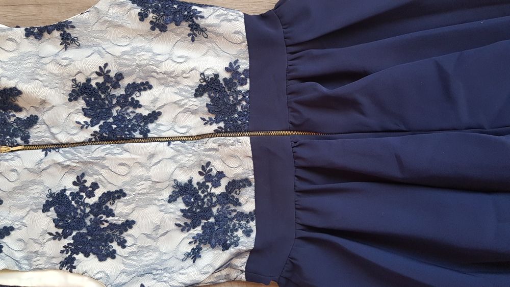 Sukienka elegancka granat ROCO 36