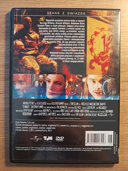 12 małp | Willis | Pitt | DVD