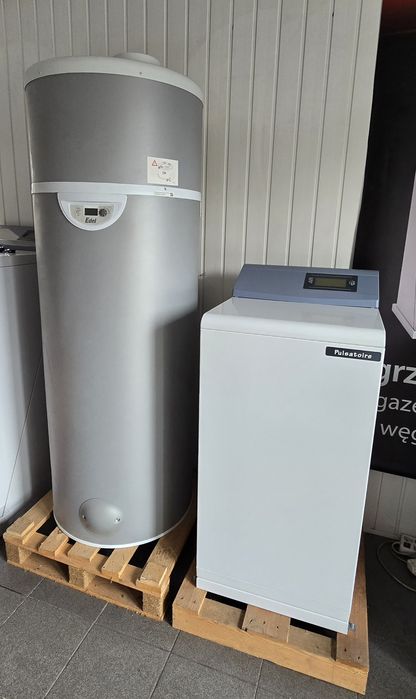 Kocioł Gazowy Auer pulsacyjny 20kW + Pompa Ciepła CWU 270L