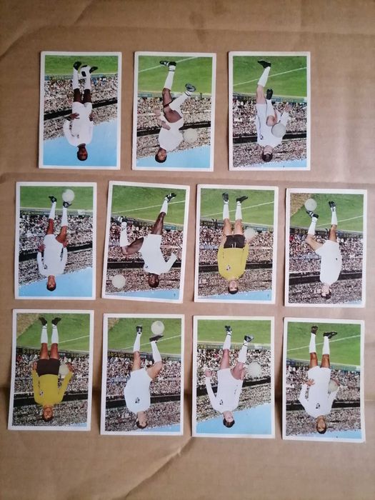 11 Cromos ASES DO FUTEBOL 70/71 Vitória Sport Clube Palirex