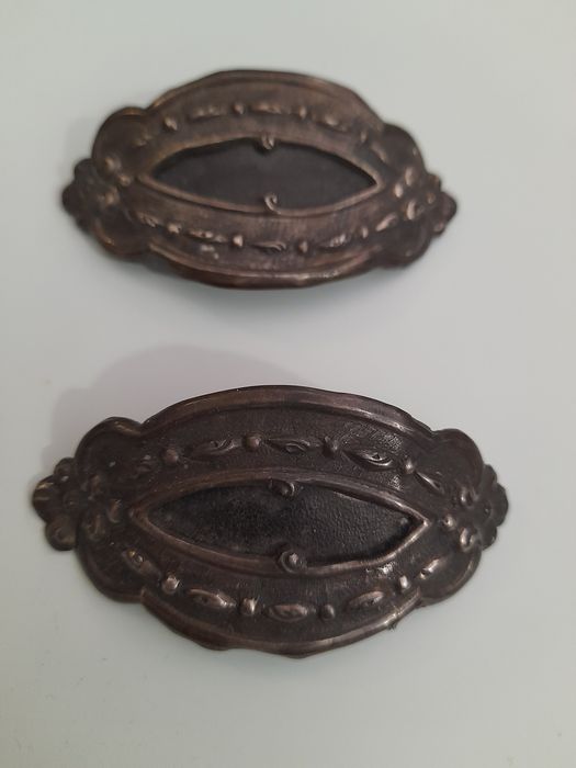 Fivelas de sapato PRATA PORTUGUESA do século XVIII  - Muito Raro
