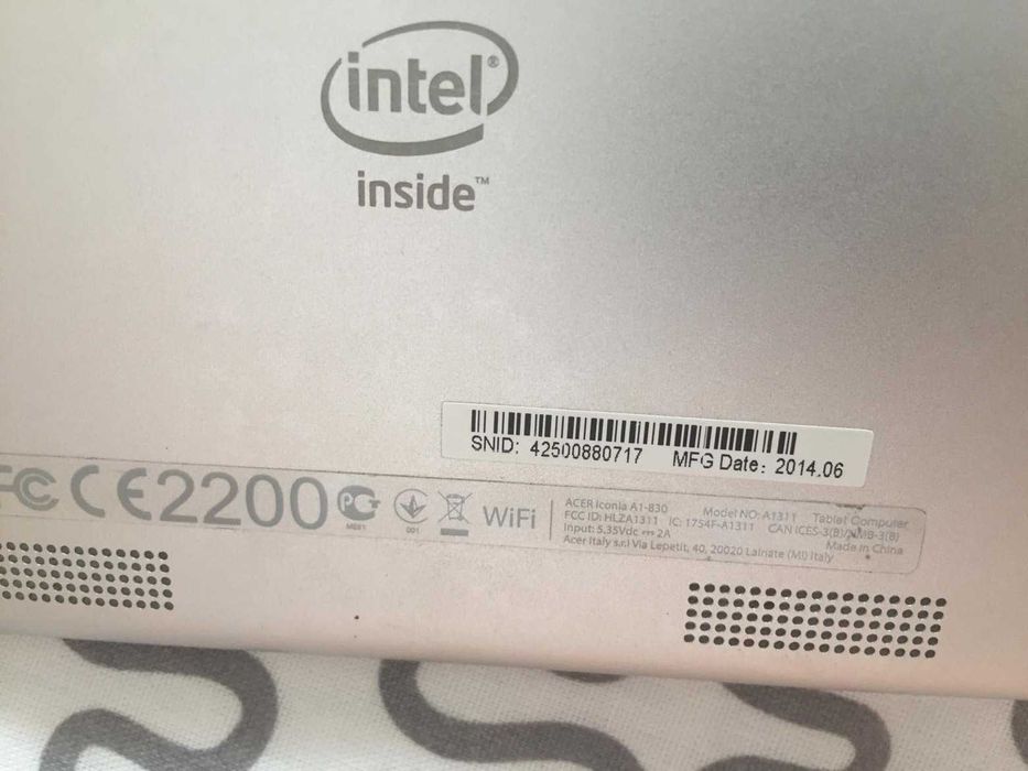 Tablet Acer Iconia A1-830 - LER DESCRIÇÃO