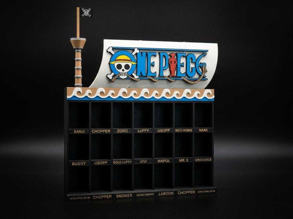 Expositor Navio Pirata One Piece Kinder Joy