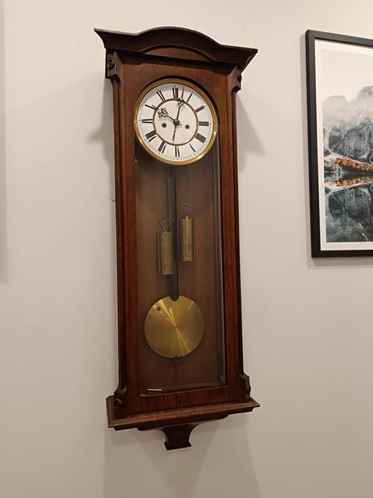 Lenzkirch dwu wagowy tarcza 20 cm średnica skrzynia sygnowana