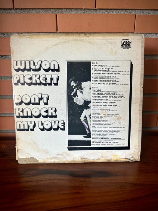 Disco vinil Wilson Pickett - Don’t Knock my love