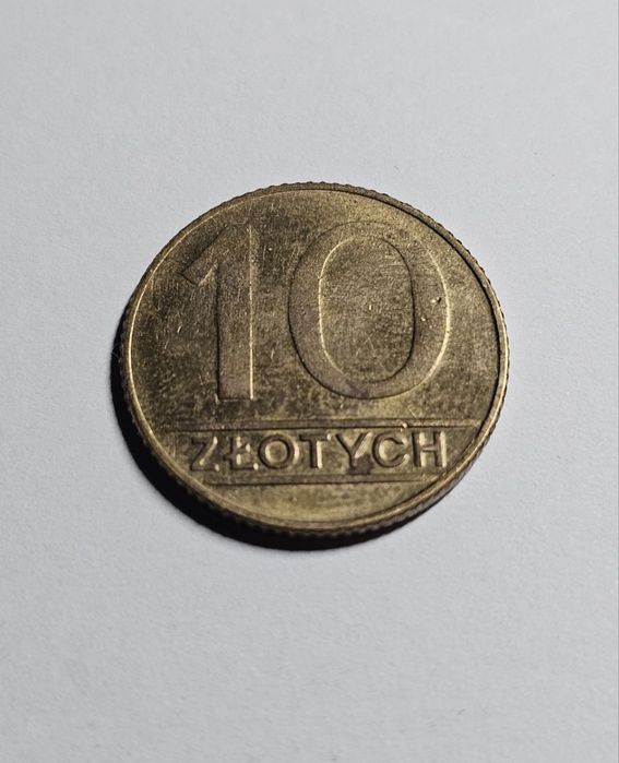 Moneta nr.71 nominał 10 zł rok 1989 za 10 zł