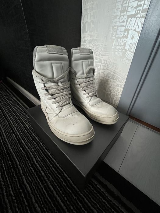 Rick Owens Geobasket White 44