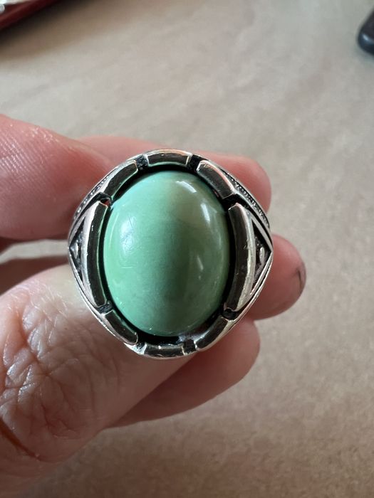 Srebrny męski sygnet