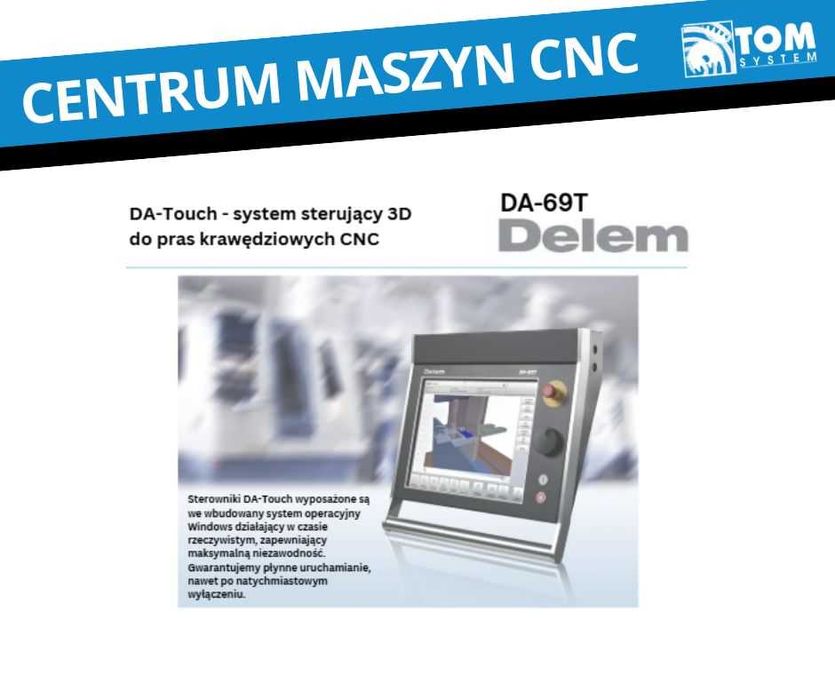 Prasa krawędziowa CNC 9 osiowa 250t 4000mm DA69T