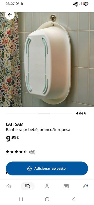Banheiras bebé Ikea