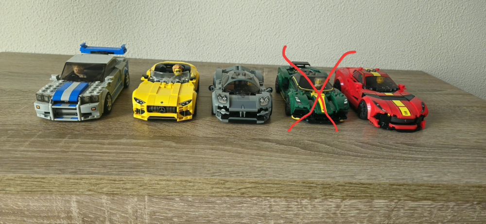 LEGO Speed Champions 4шт одним лотом - ОРИГІНАЛ