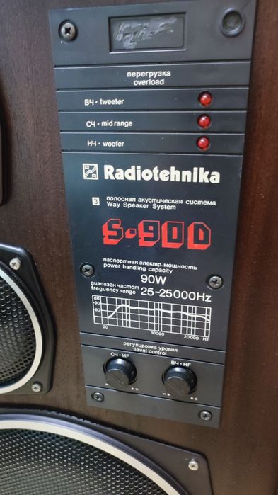 Колонка! Одна!  Радиотехника s 90 d