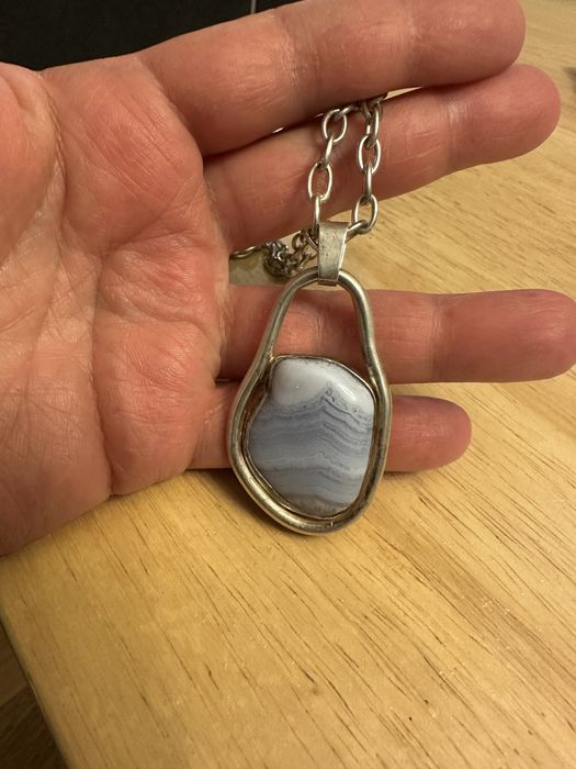 Piękny stary wisiorek ze srebra