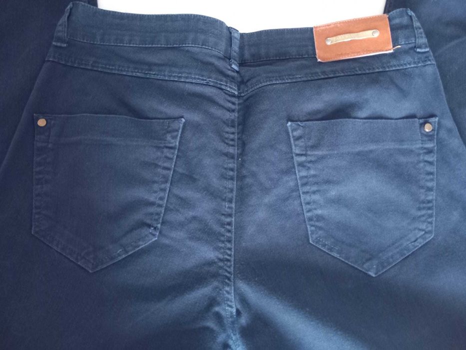 Calças azul escuro tamanho 40 - Zara