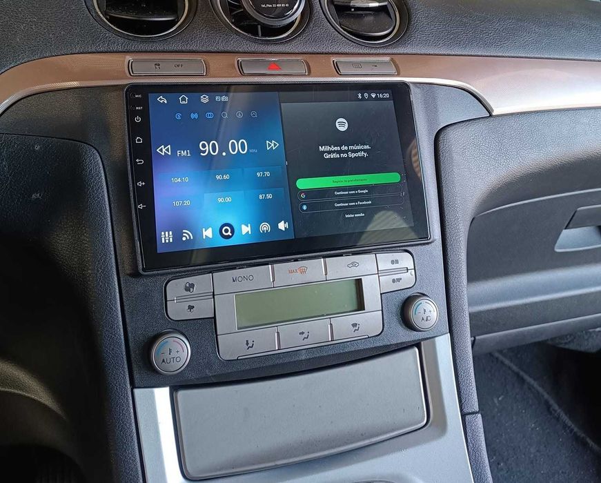 (NOVO) Rádio 2DIN • Ford S-MAX (2006 a 2015) • Android GPS [4+64GB]