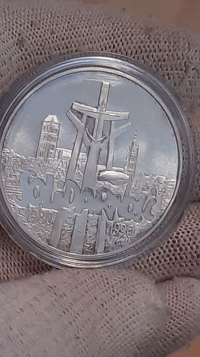 Moneta 100000zł Solidarność 1990