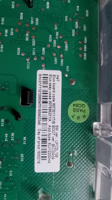 Sterownik pralki Electrolux