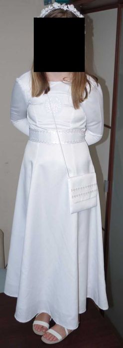 Sukienka komunijna, Alba, Suknia 134, 112cm na szczupłą dziewczynkę