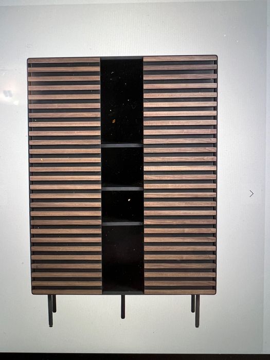 Komoda Kesia / Elegancka wysoka komoda - fornirowany front
