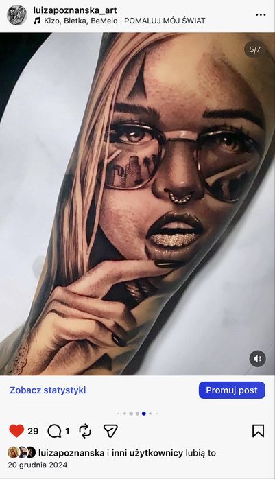 TATTOO tatuaż tatuaże Poznań nowoczesne studio