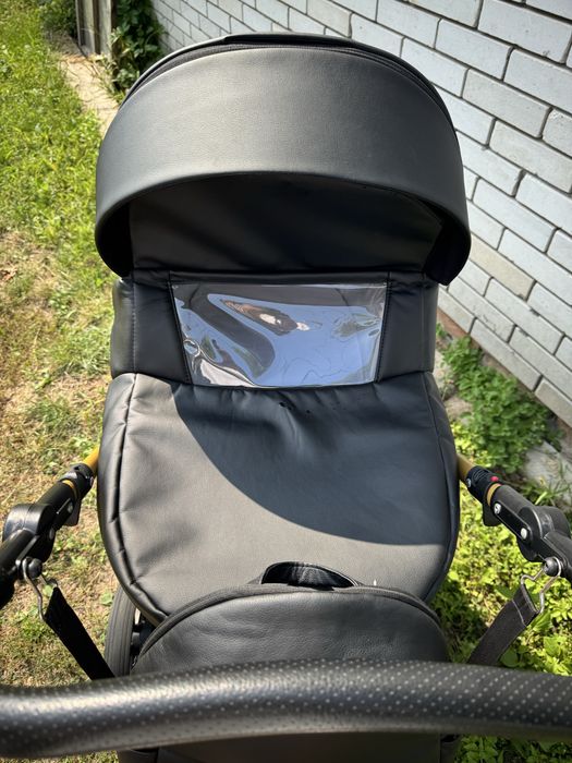 Коляска 2 в 1 Bair Onyx Soft Black