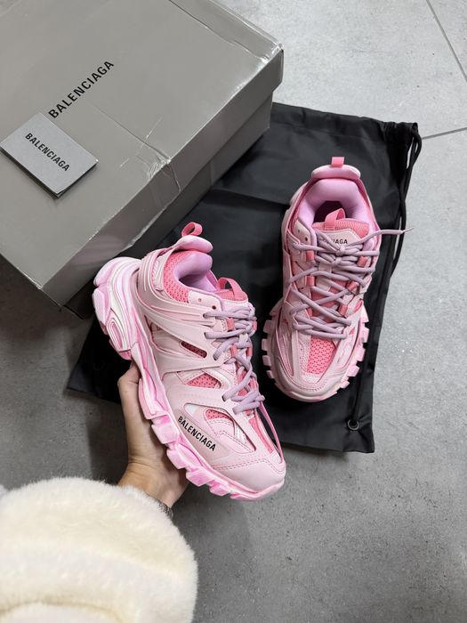 Кросівки Balenciaga track 37,38  рожеві жіночі беленсіага трак