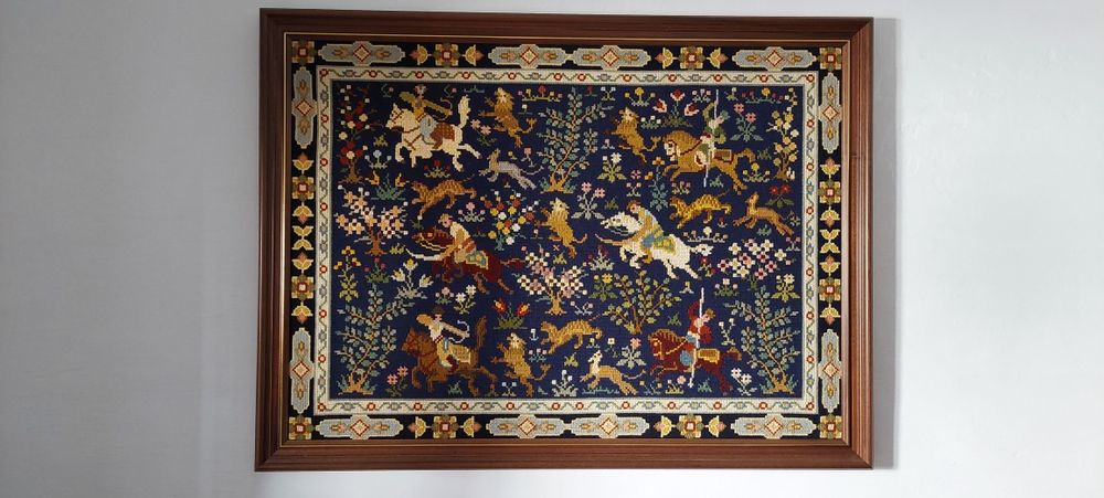 Tapete de Arraiolos c/moldura