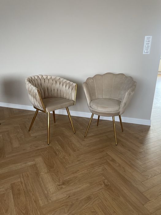 Krzesla chrom srebrne plecione  szare bezowe czarne cala Polska