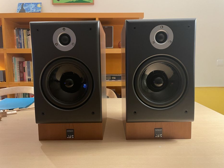 Colunas monitoras - ATC SCM 11 - Cor cherry