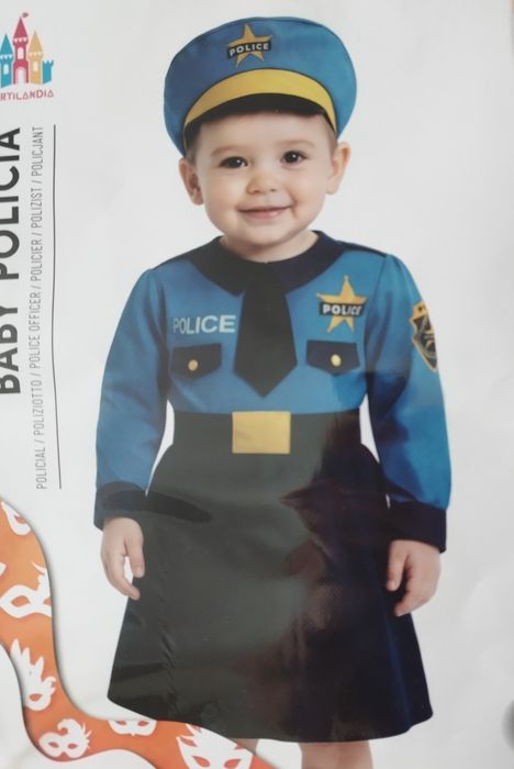 Police Costume for 6 to 12 Months with Accessories