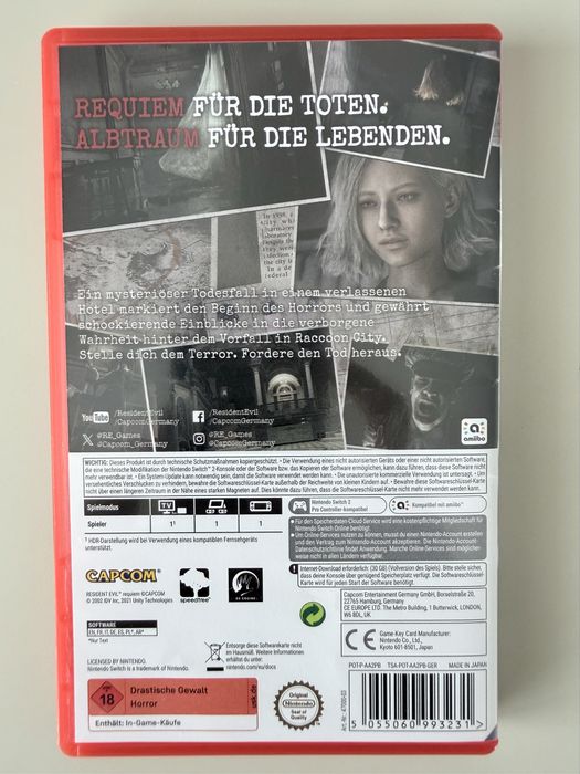 Resident Evil requiem - Switch 2