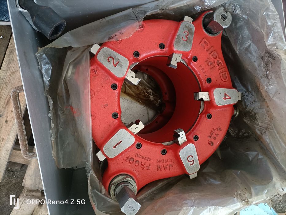 Máquina abrir rosca RIDGID 535, Cabeçotes RIDGID ,4 e 6 Novos