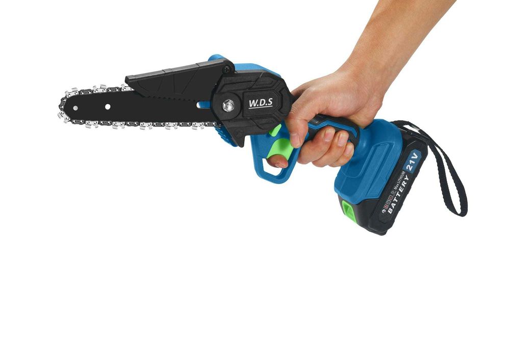 Mini Piła Łańcuchowa Akumulatorowa Pilarka Sekator 2xAKU 21V 6" Walizk