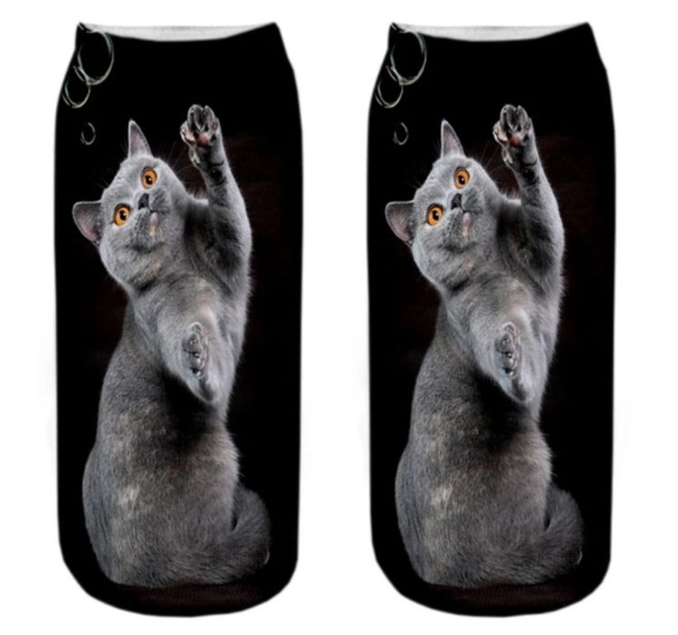 Носки с  милым котом