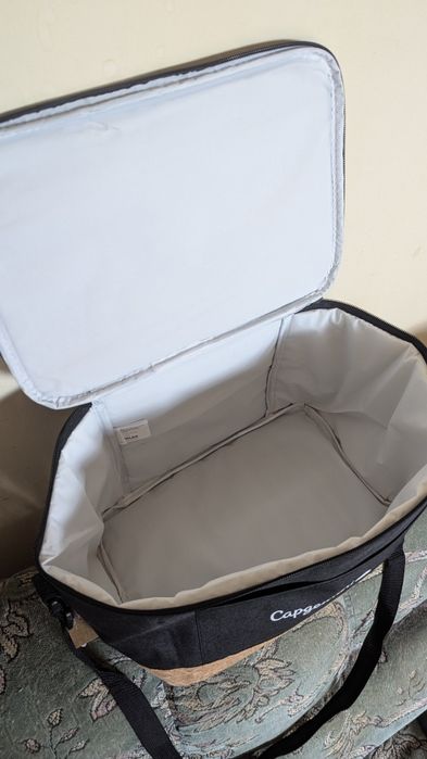 Torba termoizolacyjna XL Impact AWARE RPET czarny + gratis
