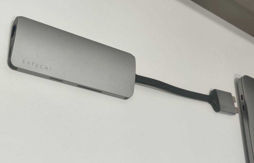 SATECHI USB-C Adapter, HDMI 4K, Ethernet, Card Reader, MacBook Pro64550984211843123