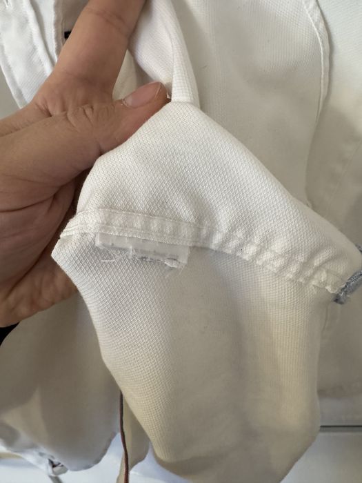 Koszulka z długim rękawem biała Tommy Hilfiger L Slim Fit