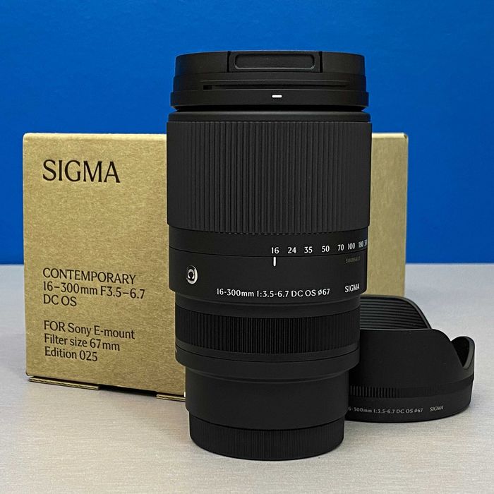 Sigma 16-300mm f/3.5-6.7 DC OS (Sony) - NOVA - 5 ANOS DE GARANTIA