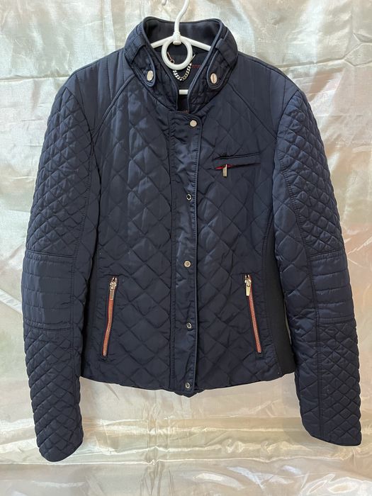 Куртка тепла, осіння, стьобана zara women розмір s