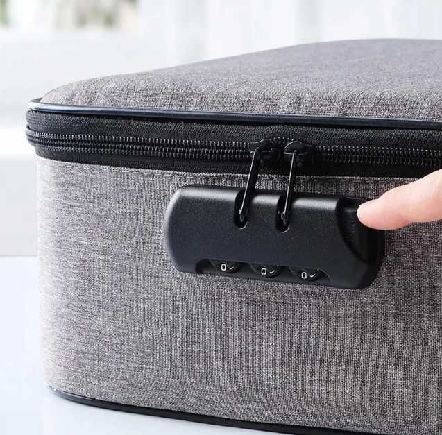 Органайзер для документів сірий Home City кодовий замок